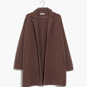 Madewell Chilton Sweater-Coat (Brown)